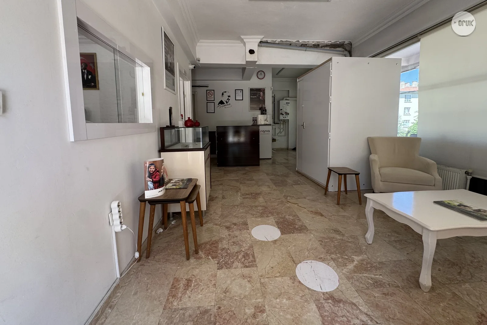Doruk İşitme Cihazları Etimesgut Şubesi bekleme salonu