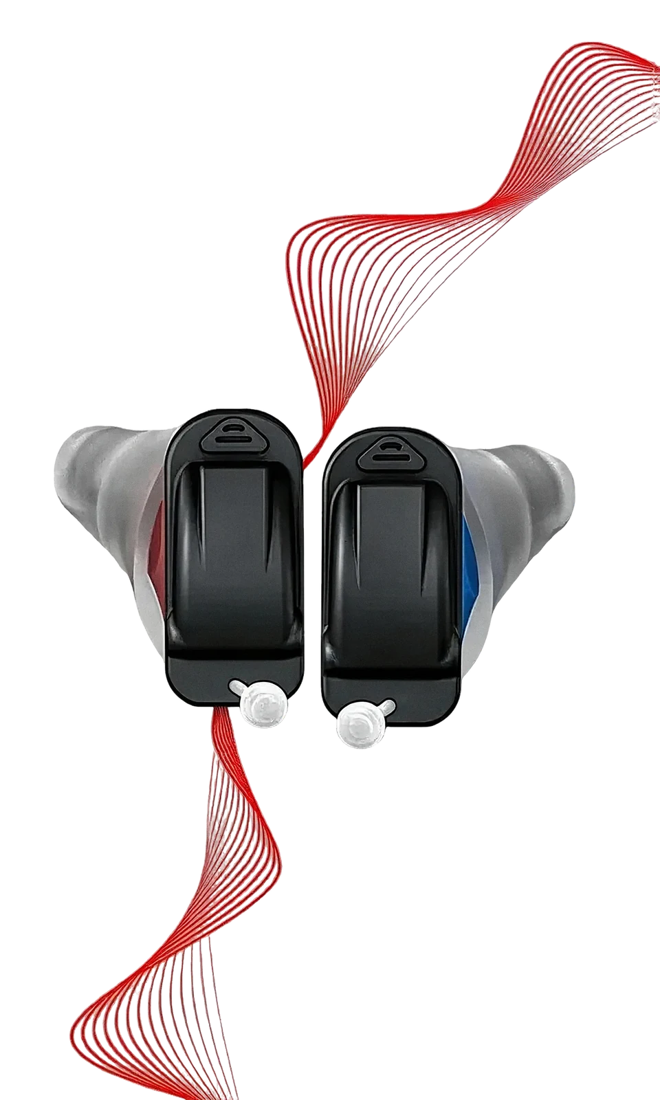 Signia Silk X, siyah renkli hazır kanal içi işitme cihazı