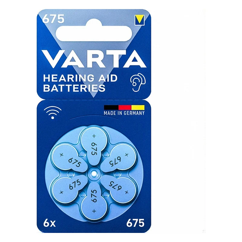 Varta 675 numara işitme cihazı pili, mavi paket